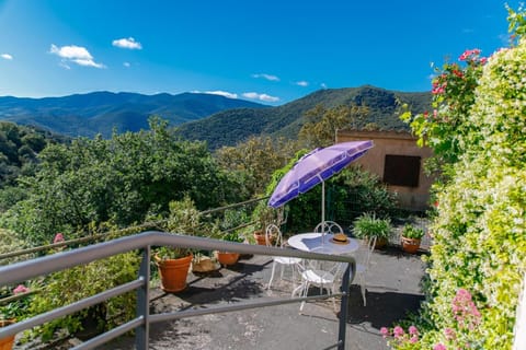 Patio, Natural landscape, Balcony/Terrace, Dining area, Garden view, Mountain view
