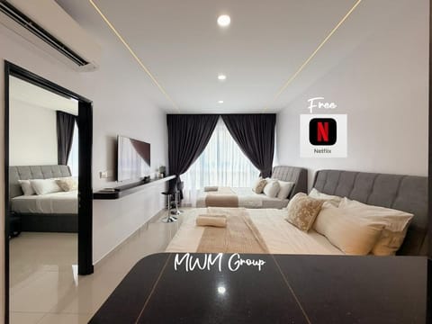 Bed, Living room, Photo of the whole room
