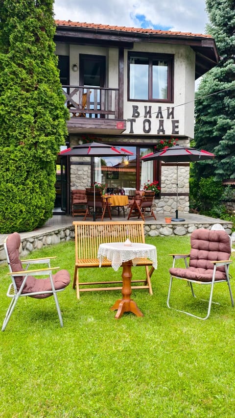 Property building, Patio, Garden, Seating area