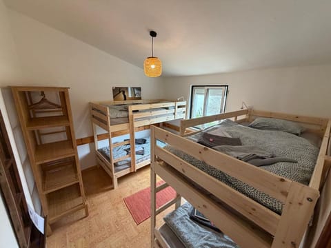 Bed, Photo of the whole room, Bedroom, bunk bed