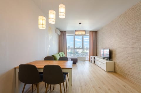 Living room, Seating area, heating, air conditioner