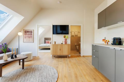 Kitchen or kitchenette, Living room