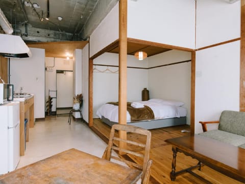 Kitchen or kitchenette, Photo of the whole room, Bedroom, Area and facilities