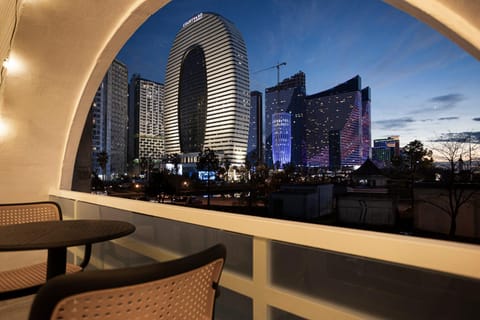 Night, View (from property/room), Balcony/Terrace, City view