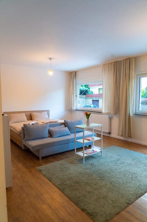 Bed, Living room, Photo of the whole room, Bedroom