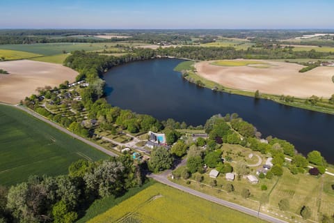 Property building, Bird's eye view, Lake view
