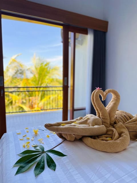 Bed, View (from property/room), Balcony/Terrace, Photo of the whole room, Bedroom, towels
