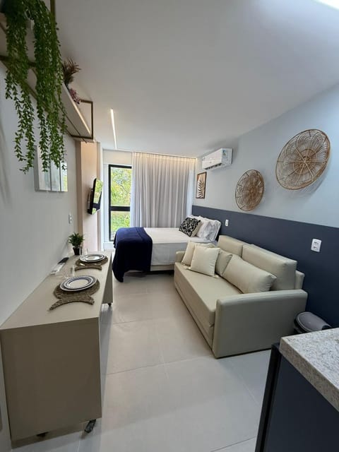 Bed, Living room, Photo of the whole room, Seating area, Bedroom