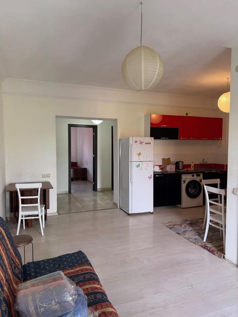 Kitchen or kitchenette, Living room, Dining area