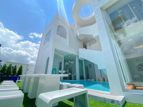 Patio, Day, Pool view, Swimming pool