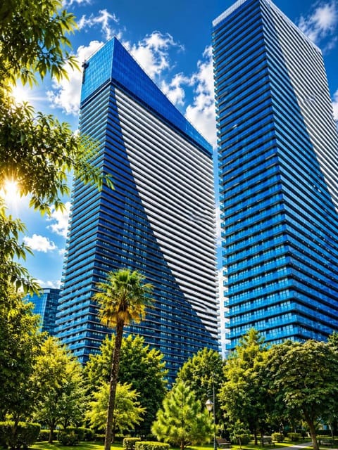 Property building, Spring, Day, Natural landscape, Lobby or reception, City view