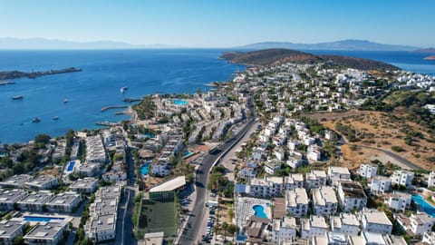 Property building, Off site, Day, Neighbourhood, Natural landscape, Bird's eye view, Mountain view, Sea view