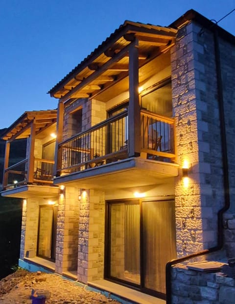 Property building, Night, Balcony/Terrace