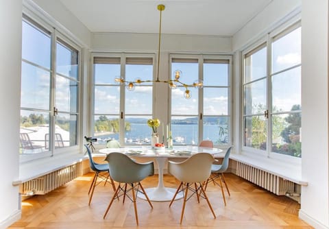 Natural landscape, Seating area, Dining area, Lake view