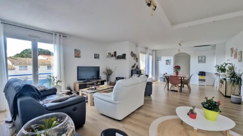 Communal lounge/ TV room, TV and multimedia, Living room, Dining area, heating, air conditioner
