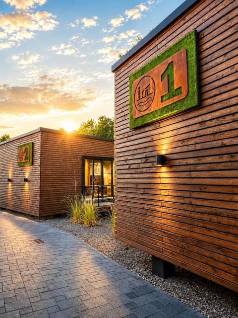 Property building, Sunset