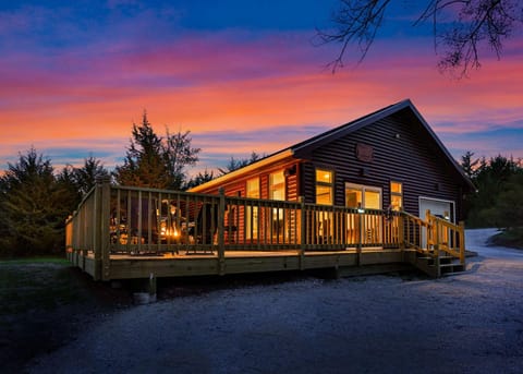 Property building, Night, Natural landscape, Sunset