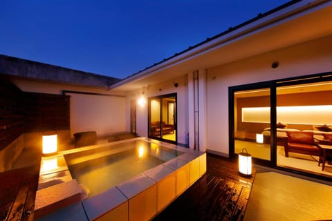 Hot Spring Bath, Bathroom, Photo of the whole room, Open Air Bath