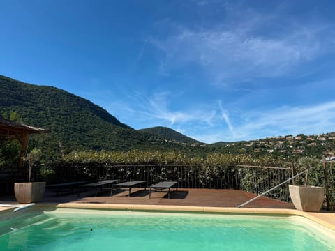 Patio, Garden view, Swimming pool