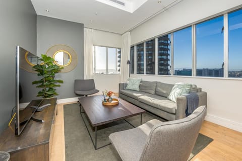 Living room, City view