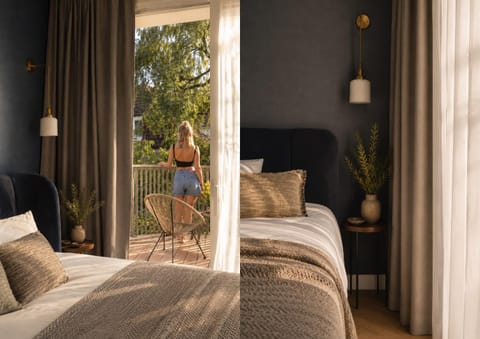 Bed, View (from property/room), Balcony/Terrace, Photo of the whole room, Bedroom
