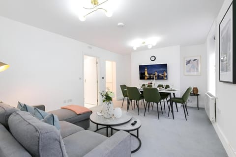 Living room, Seating area, Dining area