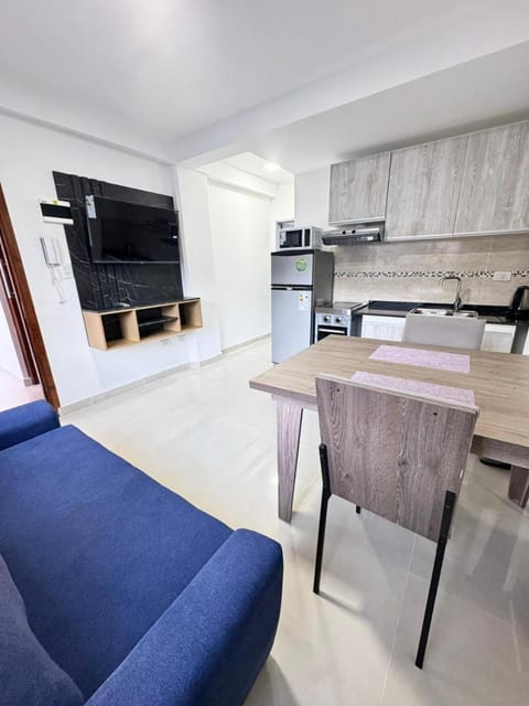 Kitchen or kitchenette, Living room, Dining area