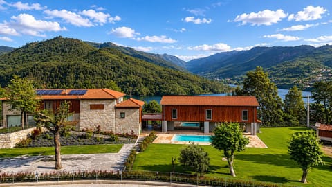 Property building, Day, Natural landscape, Garden, Garden view, Mountain view, Pool view, River view, Swimming pool, sunbed