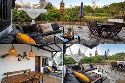 Property building, Patio, Garden, Balcony/Terrace, Garden view