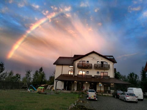 Facade/entrance, Autumn, On site, Street view, Sunset