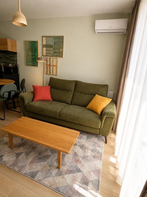 Living room, Seating area, air conditioner
