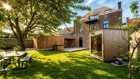 Property building, Garden view