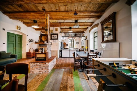 Living room, Communal kitchen
