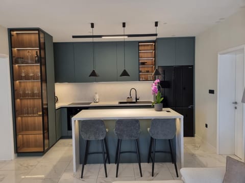 Kitchen or kitchenette, Dining area, dishwasher, oven, stove