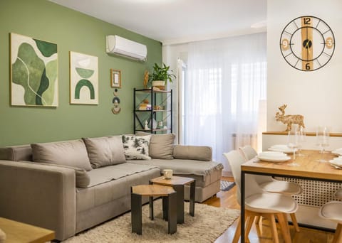 Living room, Photo of the whole room, Seating area, Dining area, air conditioner