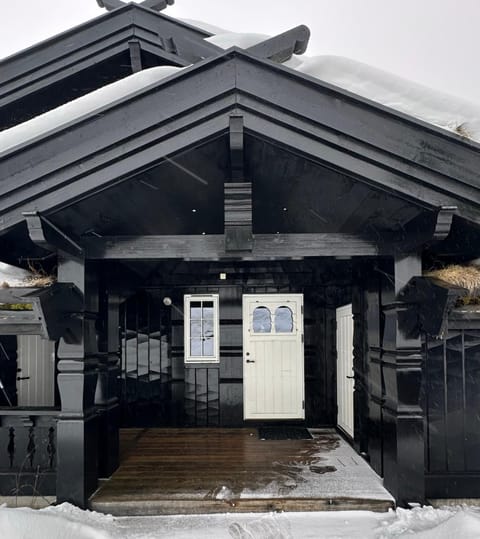 Property building, Facade/entrance, Day, Winter, Skiing