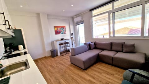 Living room, air conditioner