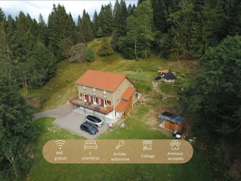 Property building, Natural landscape, Bird's eye view