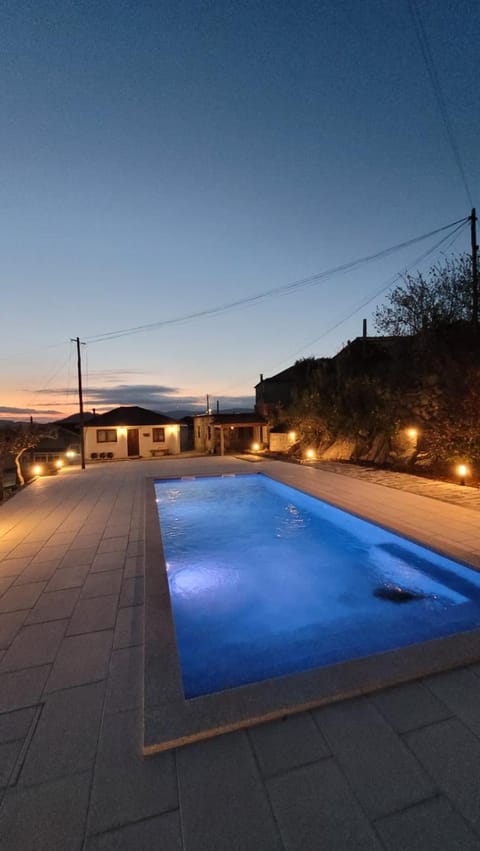 Night, Natural landscape, Pool view, Swimming pool