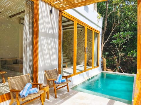 Natural landscape, Pool view, Swimming pool
