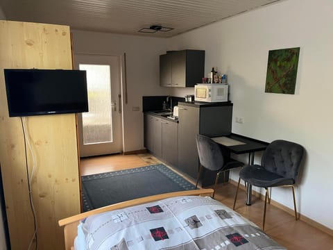 TV and multimedia, Kitchen or kitchenette, Photo of the whole room, Dining area, Bedroom