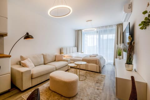 Bed, Living room