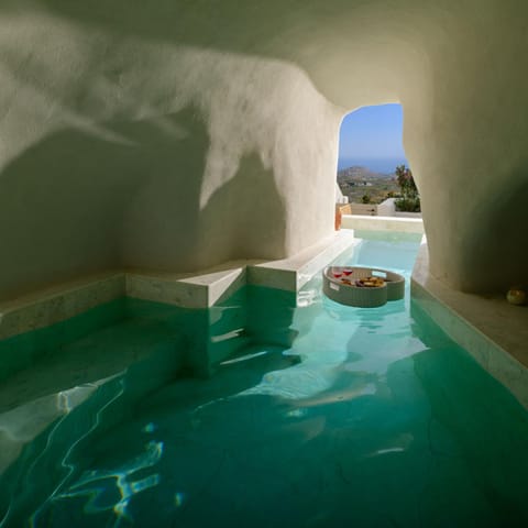 Natural landscape, Pool view, Swimming pool