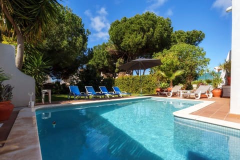 Property building, Living room, Swimming pool