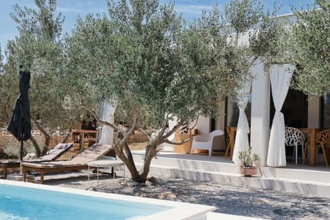 Patio, Spring, Day, Natural landscape, Garden, Garden view, Pool view, Swimming pool, sunbed