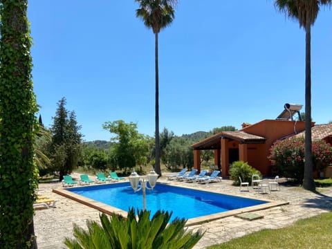 Property building, Living room, Swimming pool