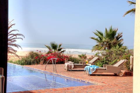 Beach, Pool view, Sea view, Swimming pool, sunbed