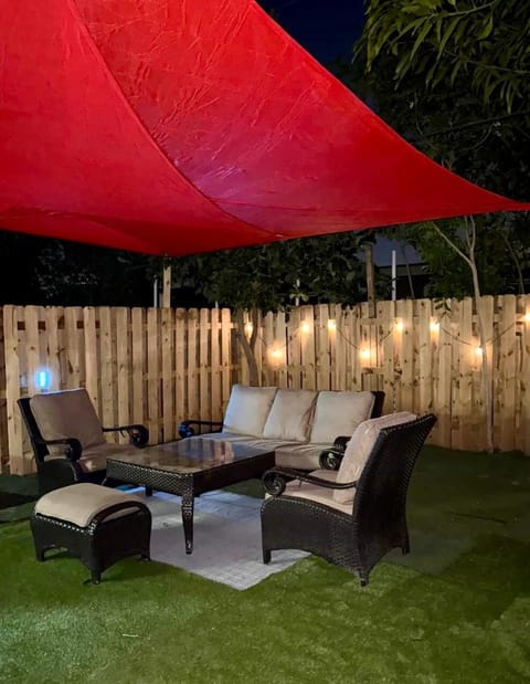Patio, Night, Garden
