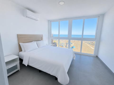 Bed, Photo of the whole room, Bedroom, Sea view, air conditioner