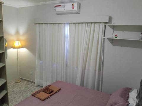 Photo of the whole room, Bedroom, wardrobe, air conditioner